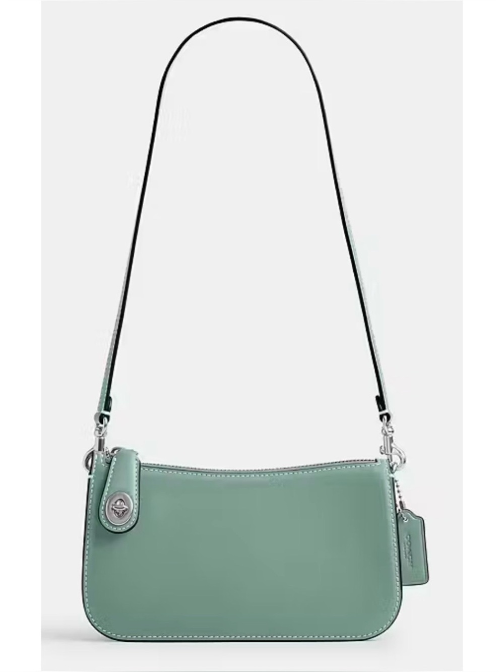 COACH Penn Shoulder Bag, AQUAMARINE/SILVER - Picture 11 of 11